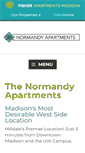 Mobile Screenshot of normandyapts.com